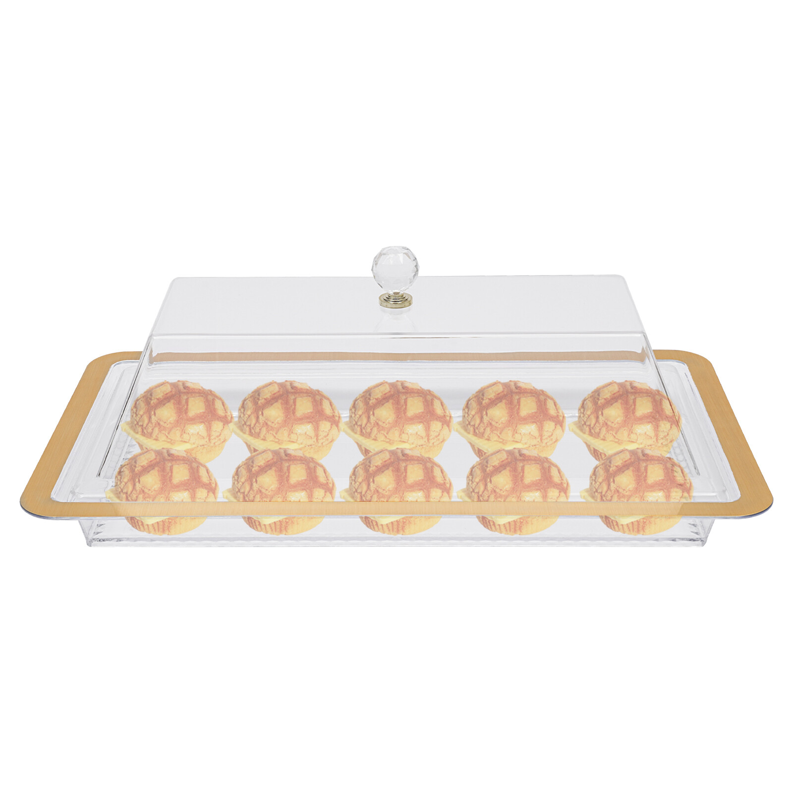 Acrylic Cake Stand Serving Tray with Lid Wedding Cake Stand with Cover Modern
