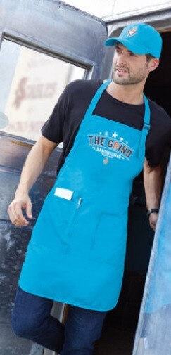 Personalized Custom (Cooking) Bib Apron with 2 pockets, Logo, Name, Embroidery