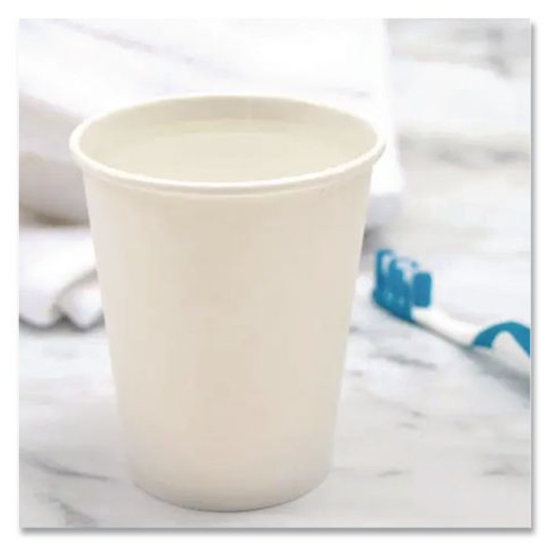 SOLO 370W 10 oz, Single-Sided Poly Paper Hot Cups, White, 50/Pack