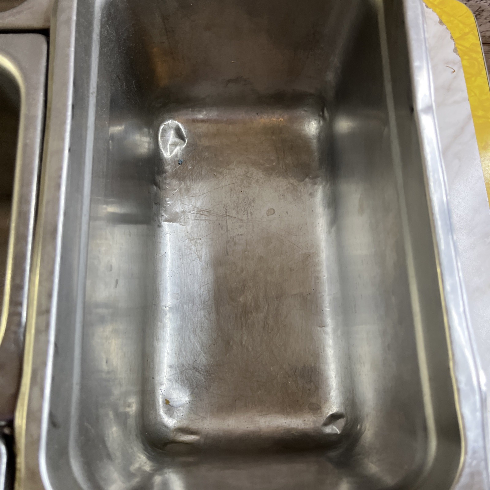 NSF Commercial Metal Pan Lot Stainless Steel 5 Piece 4 8/46 Food Service