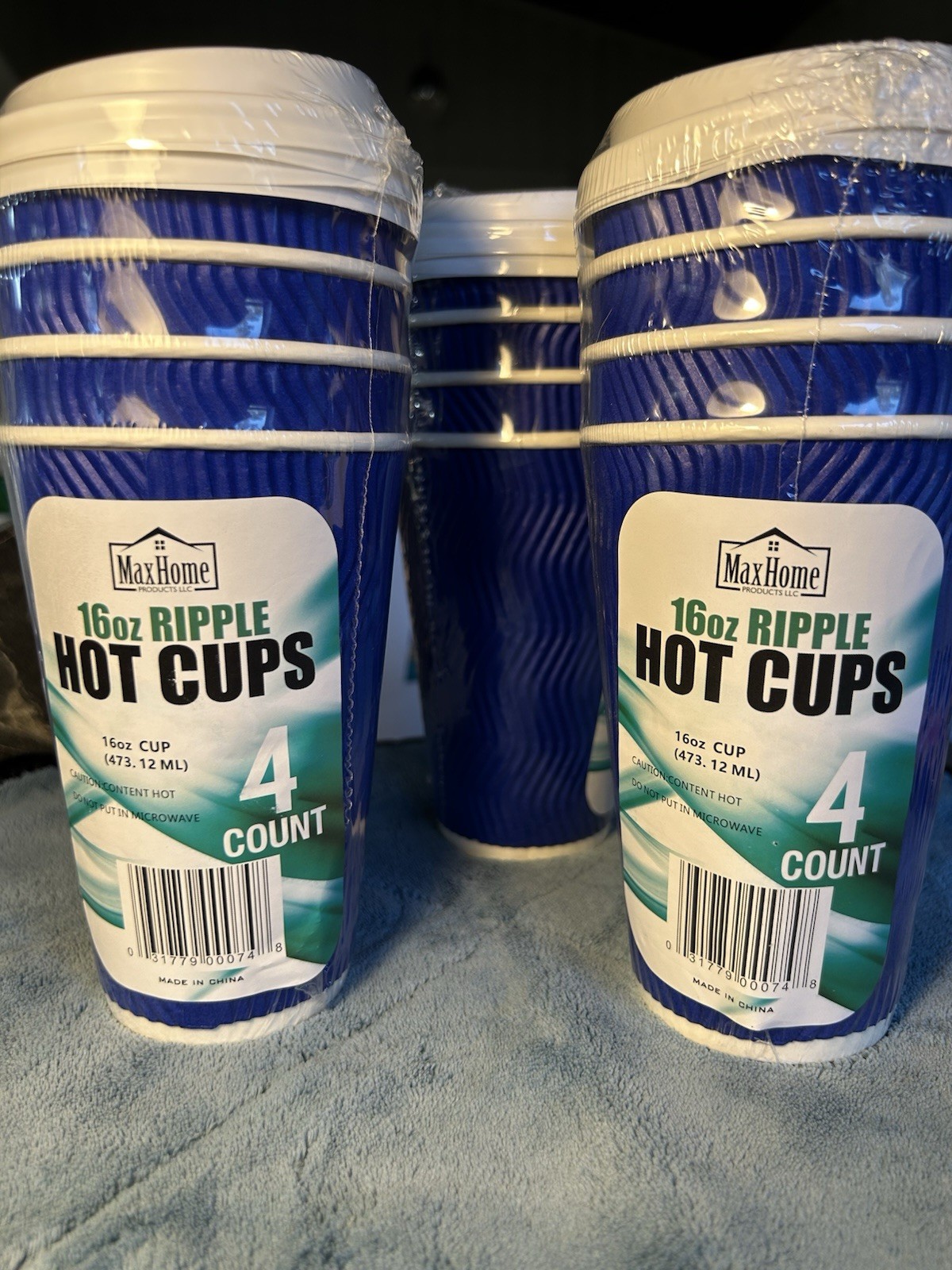 16 Oz Hot Cups Disposable Cups With Lids 12 Total