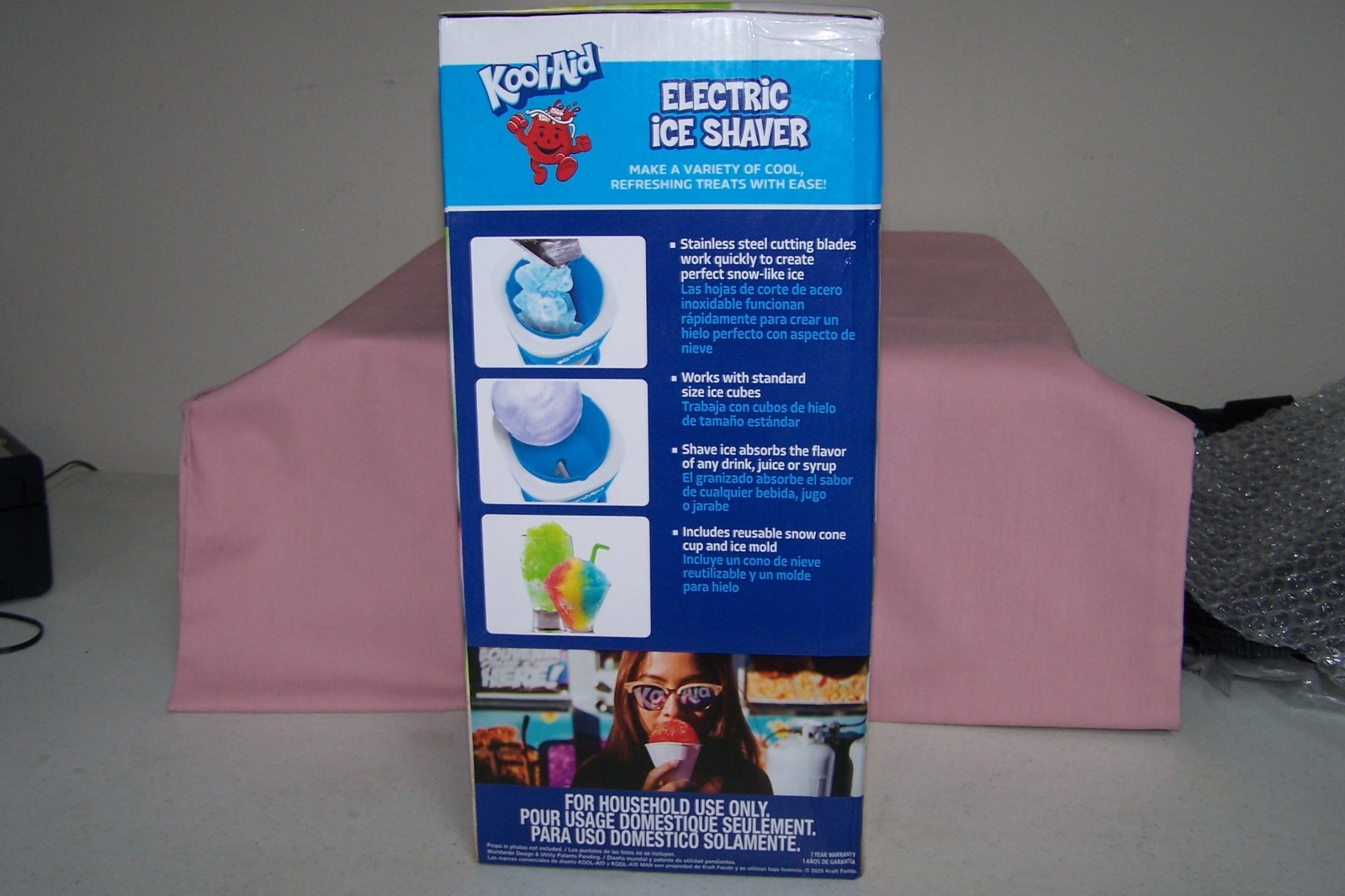 Kool- Aid Electric Ice Shaver 120 Volt NEW n Box Use Ice Cubes or Included Molds