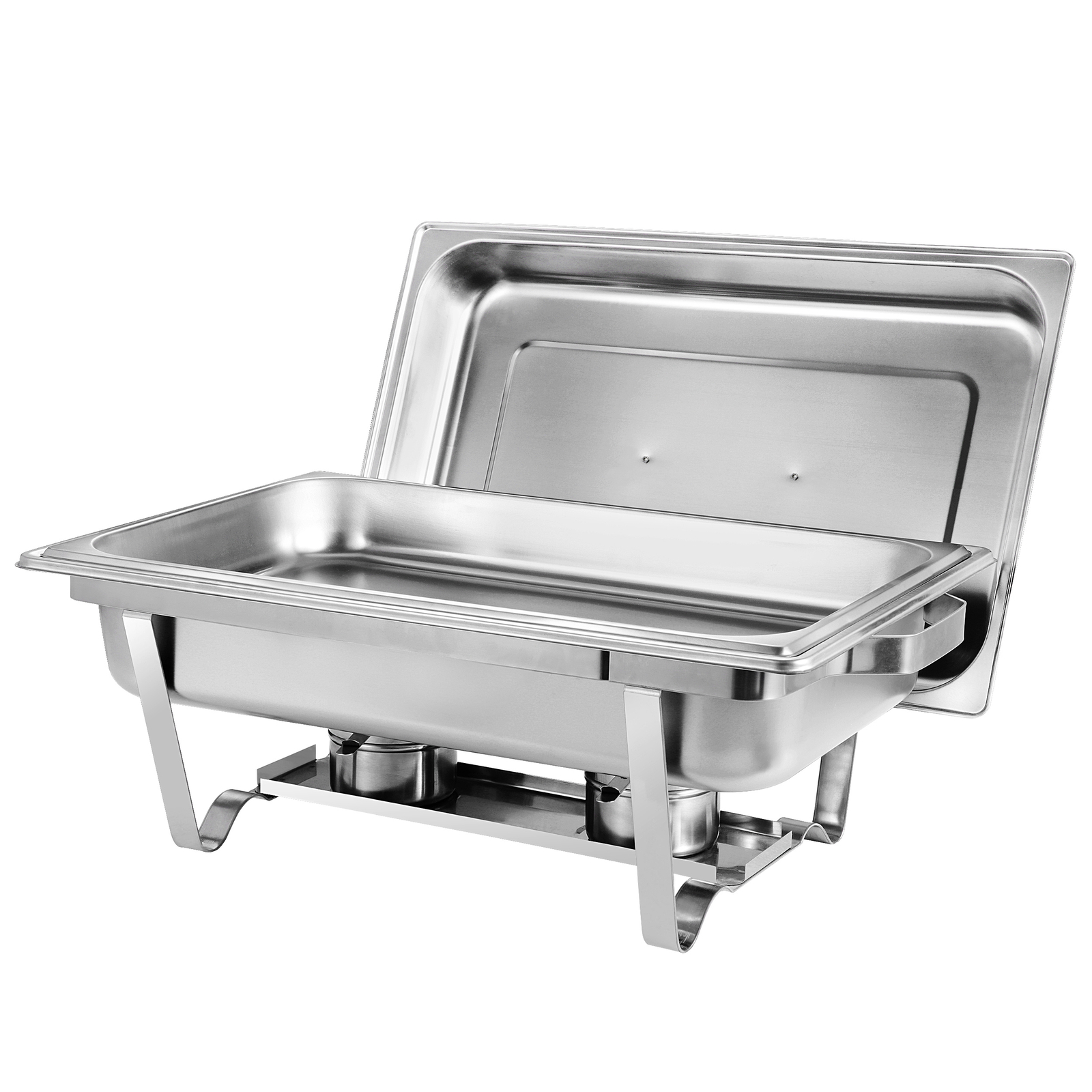 2 Pack Catering Stainless Steel Chafer Chafing Dish Sets Full Size Buffet 9L 8QT