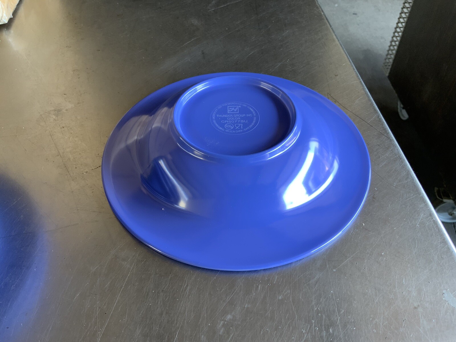 New Thunder Group 48 Melamine 8 OZ 7 3/4″ WIDE RIM SALAD BOWL Blue Orange Green