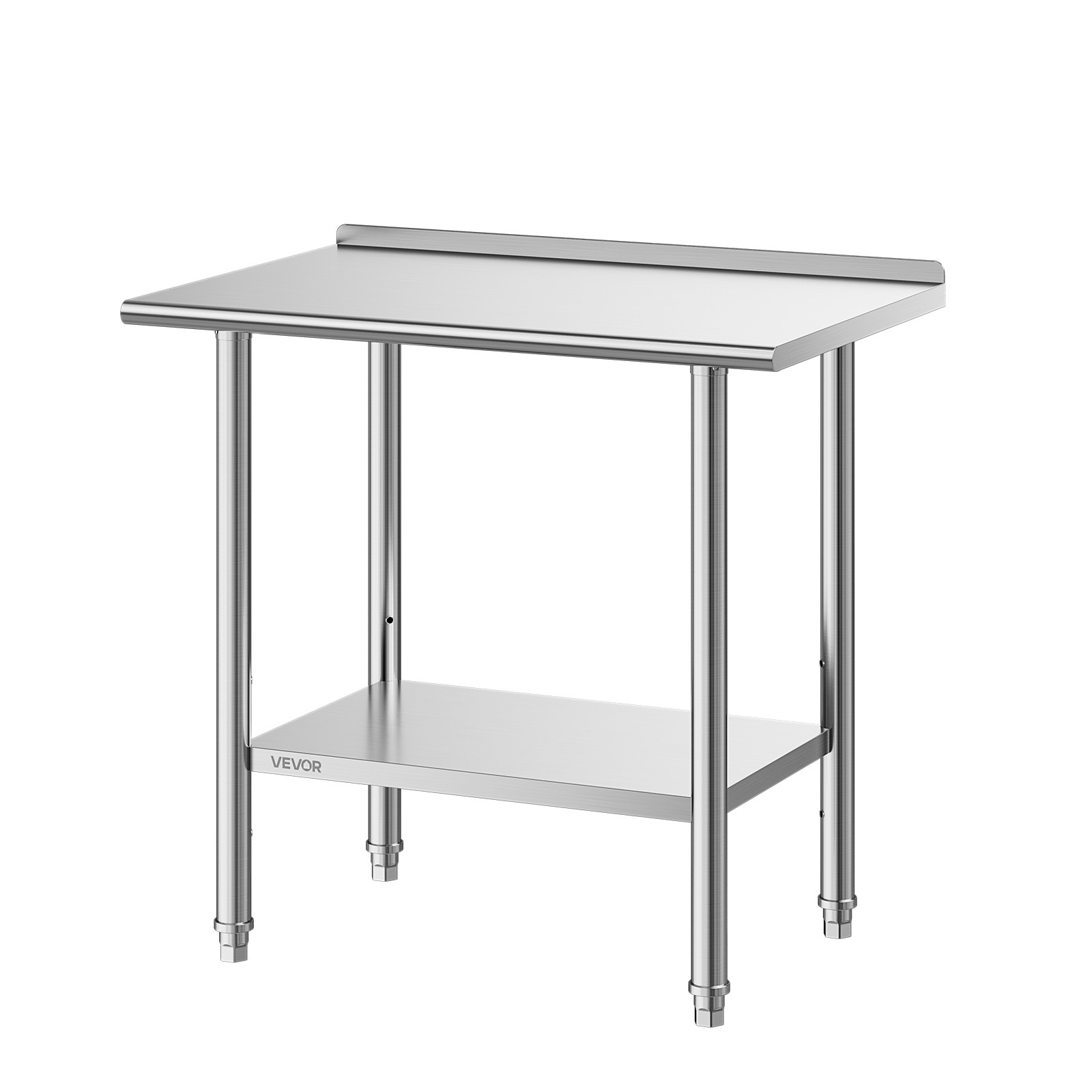 VEVOR Commercial Stainless Steel Table Kitchen Catering Prep Table 24×36 Inch