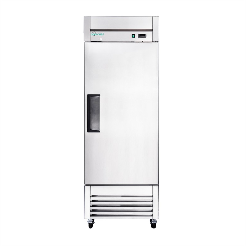 27″ Reach-In Commercial Refrigerator Digital Thermostat NSF Certified 23 Cu. Ft