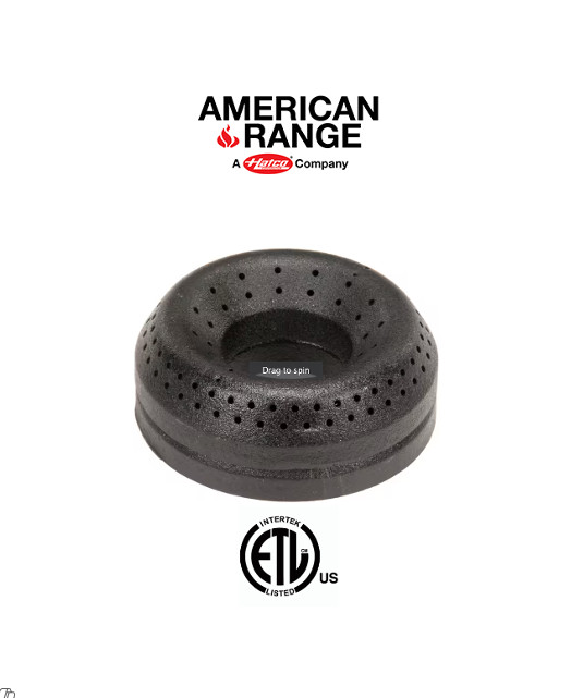 American Range Head,Open Burner Lift Off Styl A14023 – Genuine OEM Replacement