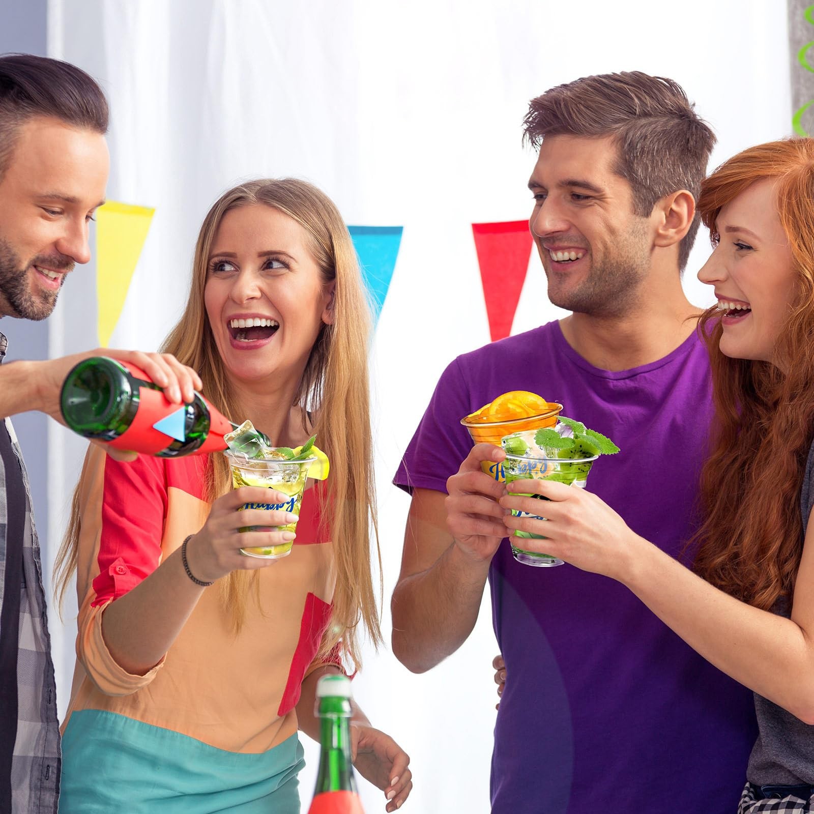 Graduation Cups 12oz 200 Pcs Class of 2026 Disposable Plastic for Party