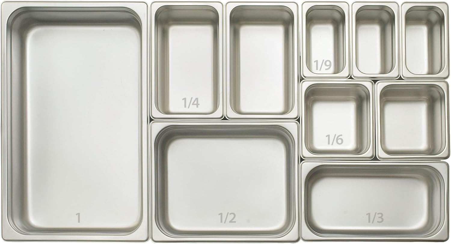 Anti-Jam 1/3 Size Pan, 4-Inch, Stainless Steel