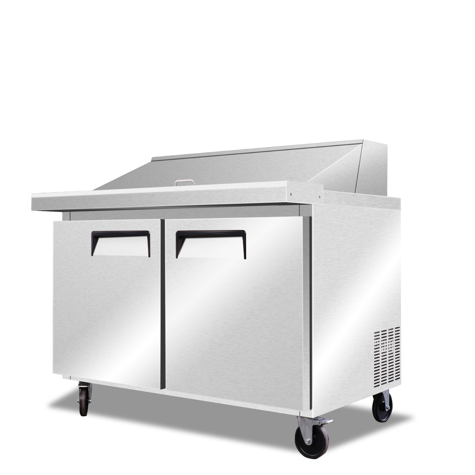 Oliver 48” Commercial Salad Mega Top Prep Refrigerator Cooler Table SP18M