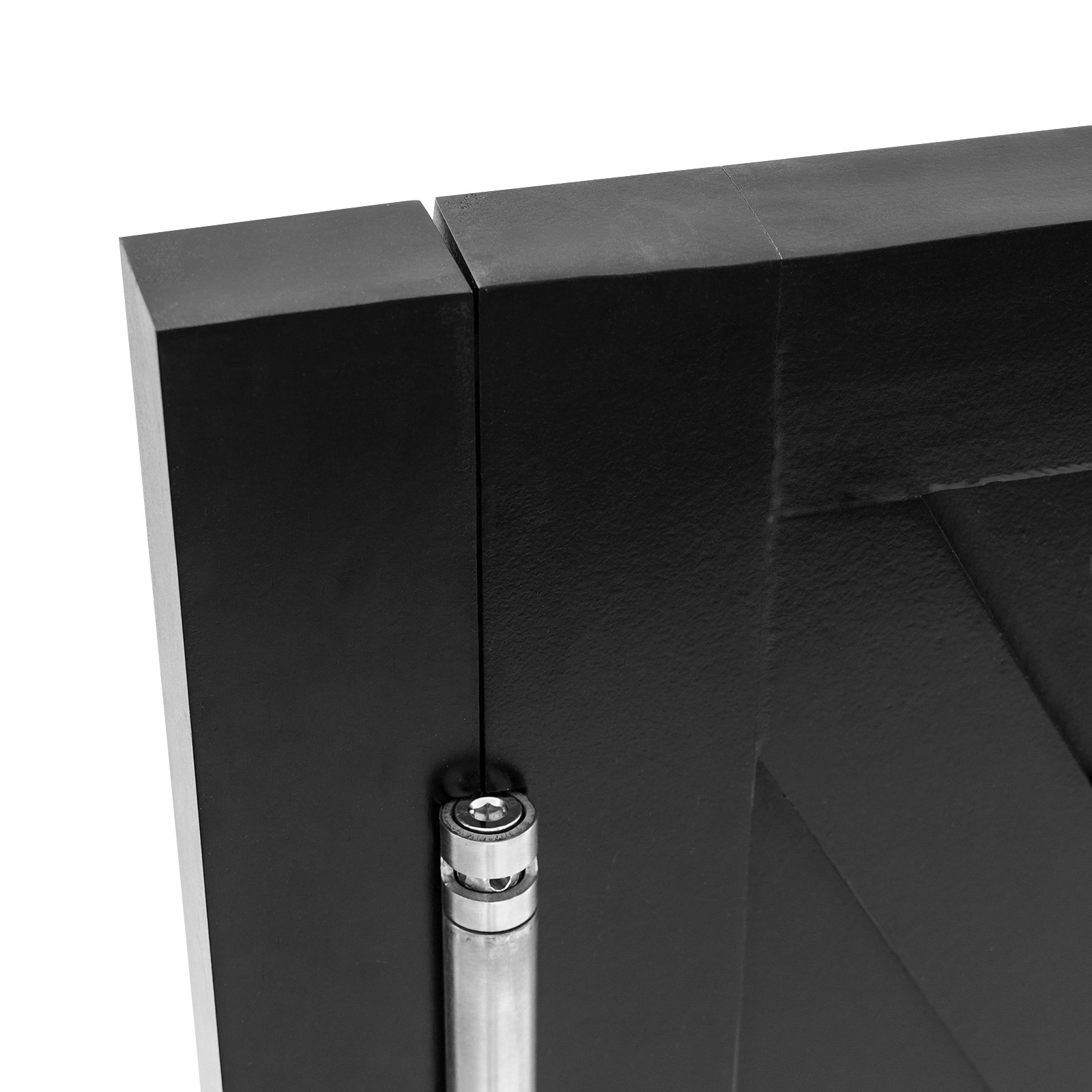 Wooden Partition Door 1*Pair Half-waist Partition Doors with Hinges for Entrance