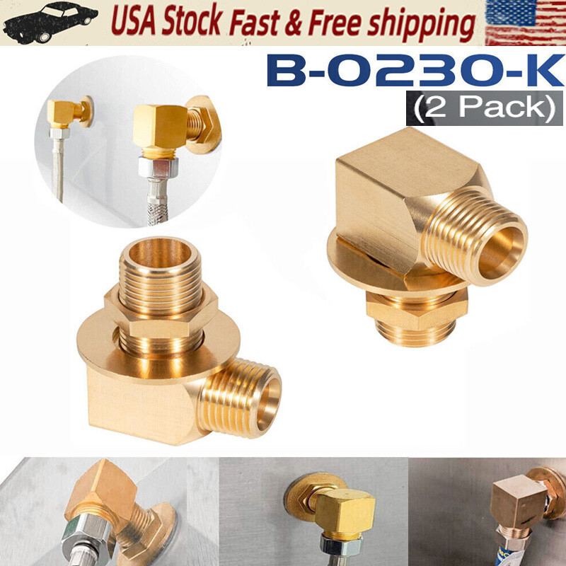For TS Brass B-0230-K Installation Kit Wall Mount Faucet 1/2″ NPT Short Elbow