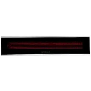 Bromic Heating Platinum Black Wall Mounted Electric Patio Heater – 3400W