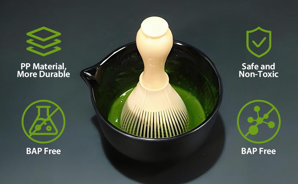 Resin Matcha Whisk Chasen Brush Tools for Matcha Green Tea Powder Reusable