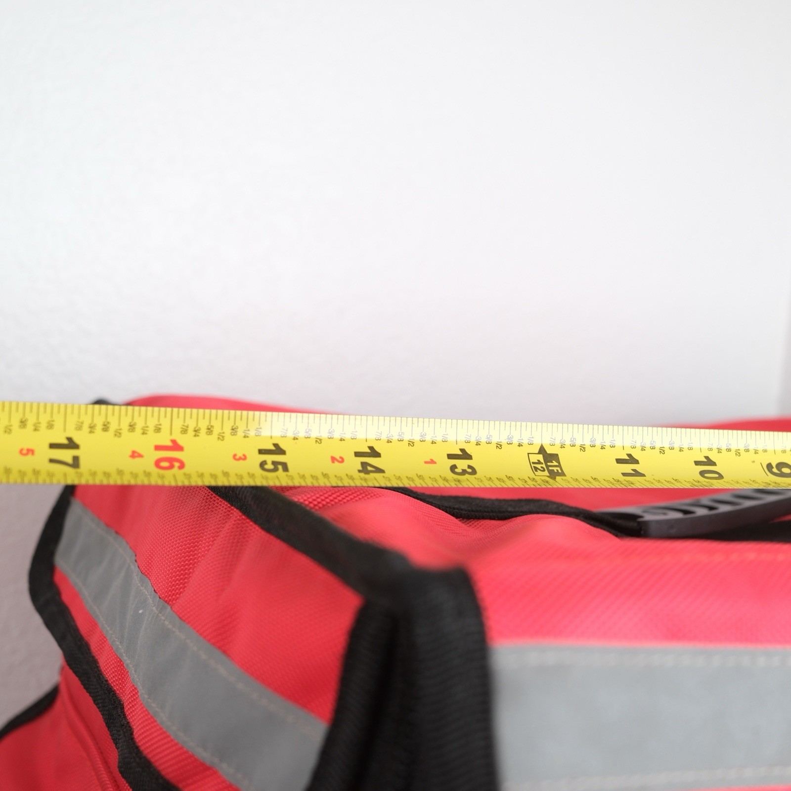 DoorDash Insulated Delivery Backpack Thermal Cooler Shelf Food Bag Red Staff
