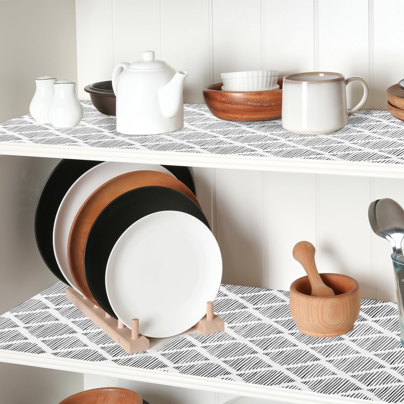 Clenat Drawer And Shelf Liner For Kitchen Cabinets Non-Adhesive 17.5In X 10Ft