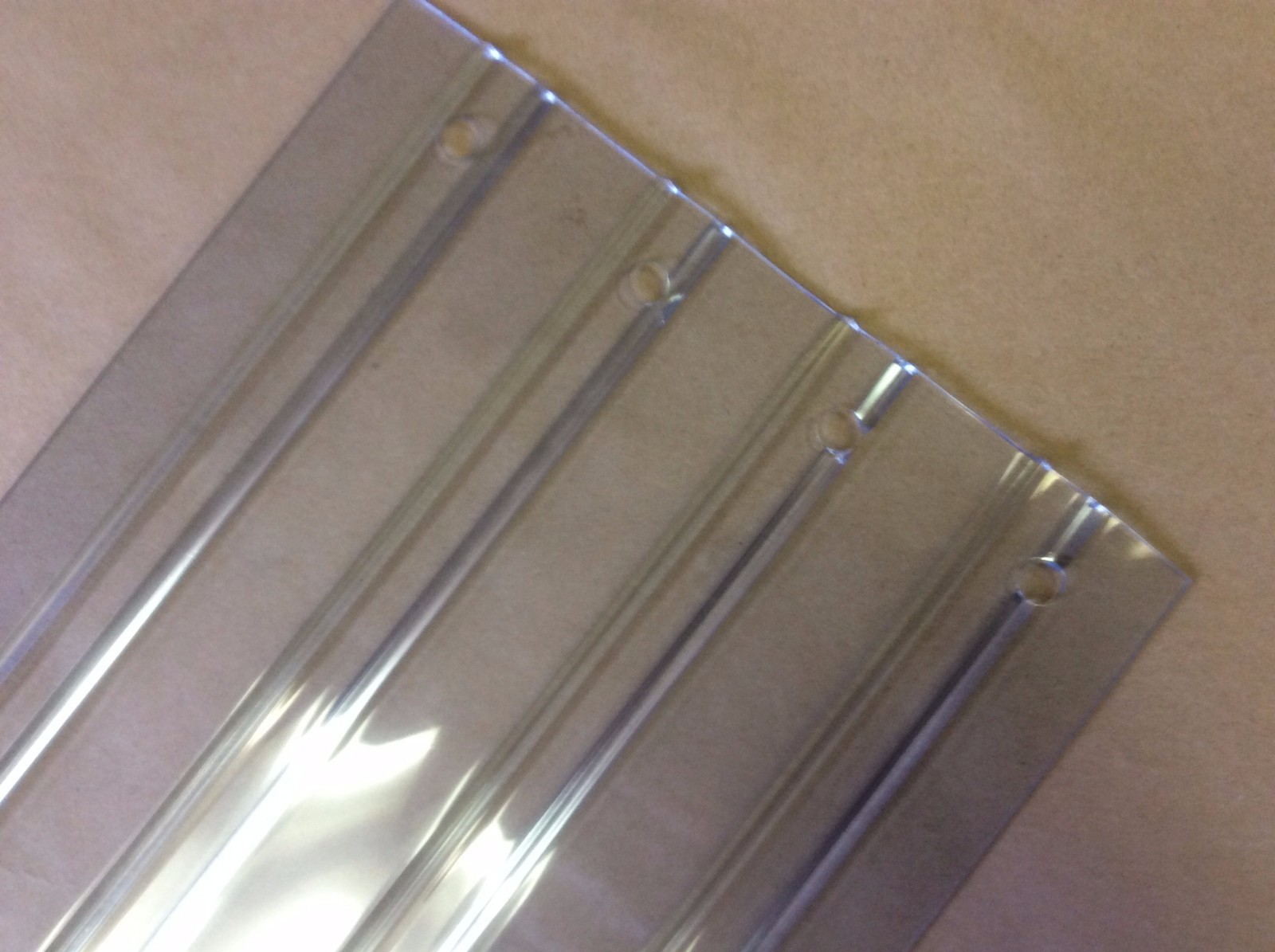 PVC Vinyl Replacement Strip 8″wX87″l USDA/ lotemp Ribbed Material Qty. 5