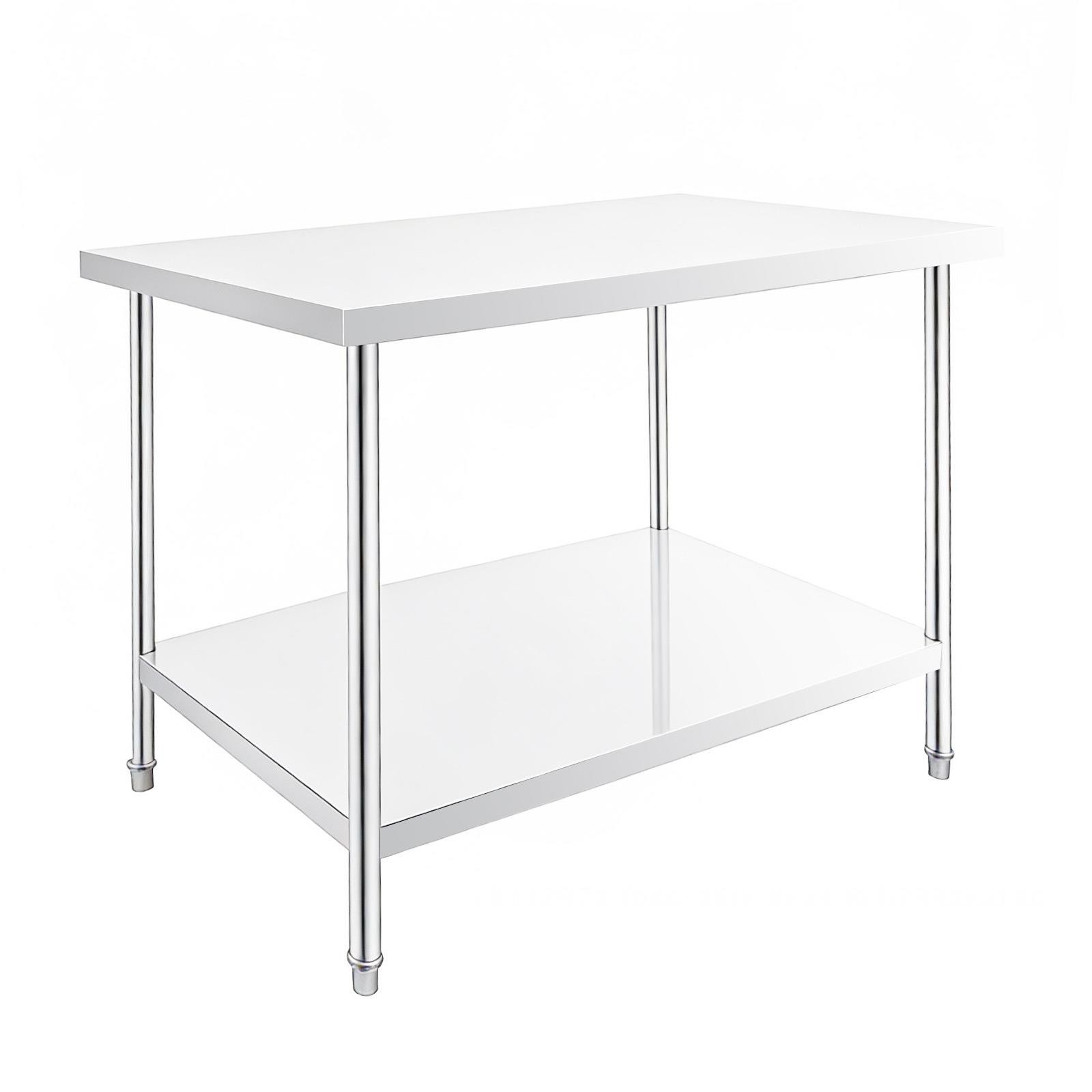 Stainless Steel Work Table 30x18x34 inch Kitchen Prep Table for Garage