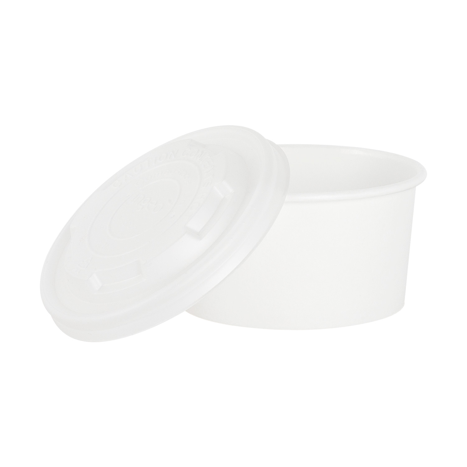 Karat Earth Eco-Friendly 6oz Paper Food Container (90.8mm) , White – 1,000 ct