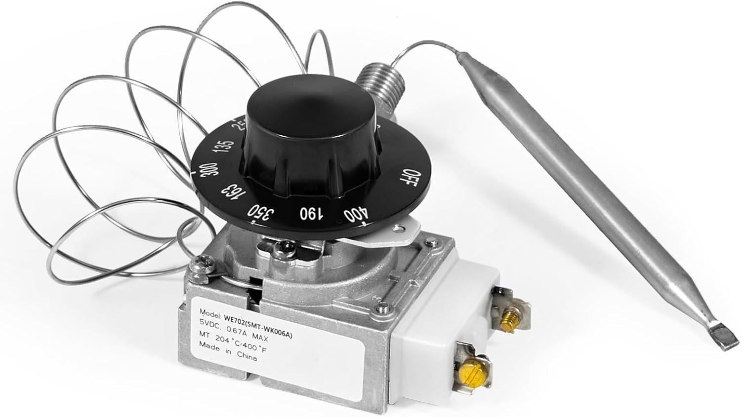 60125401 Deep Fryer Thermostat 200-400°F RX-1-36 1/4″ MPT Fits Pitco Imperial