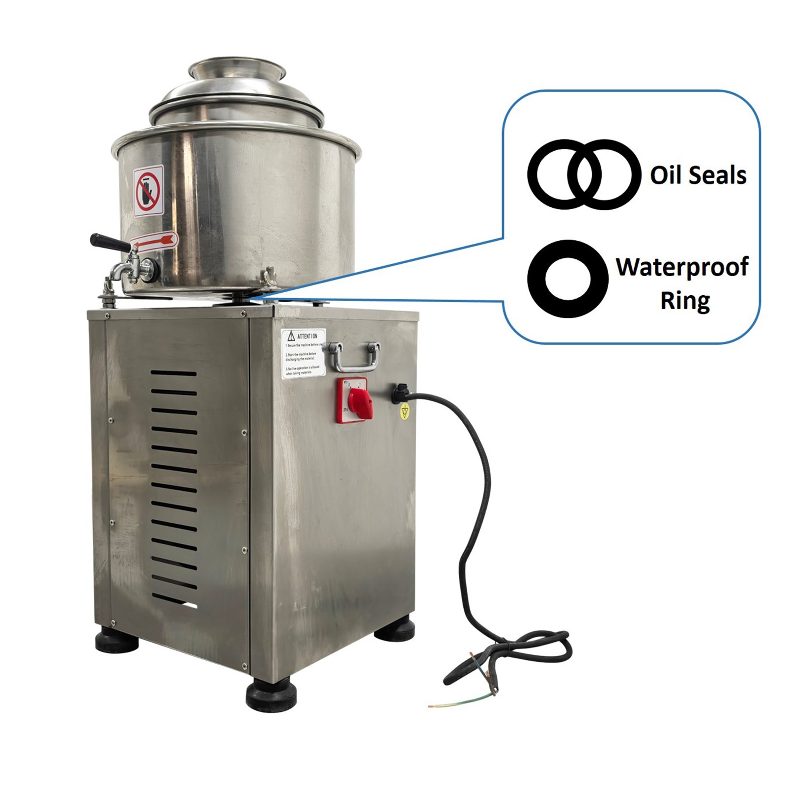 220V Commercial Meatball Beating Meat Puree Making Machine, Stainless Steel Ele