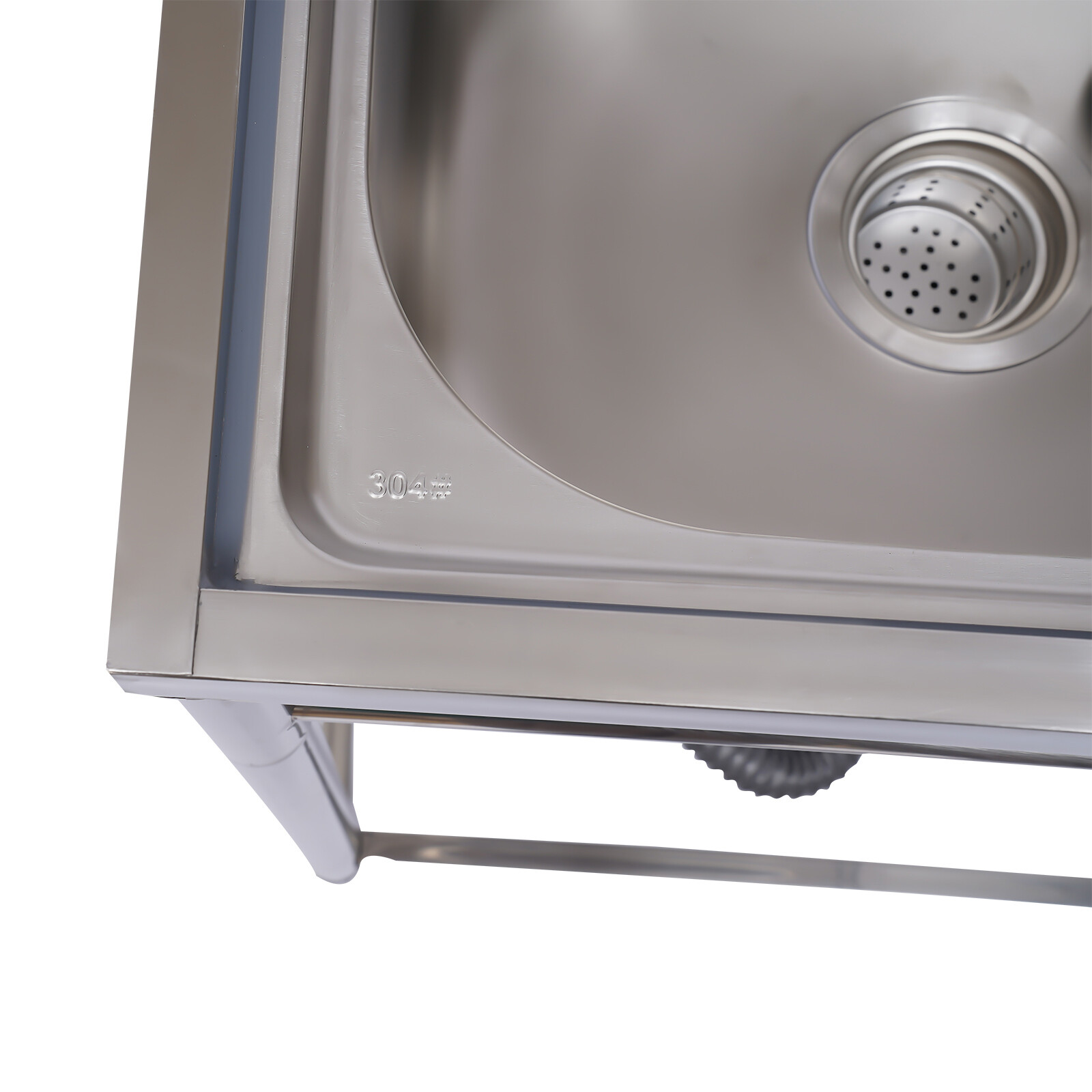 Commercial Kitchen Sink Free Standing Stainless Steel Catering Washing Bowl