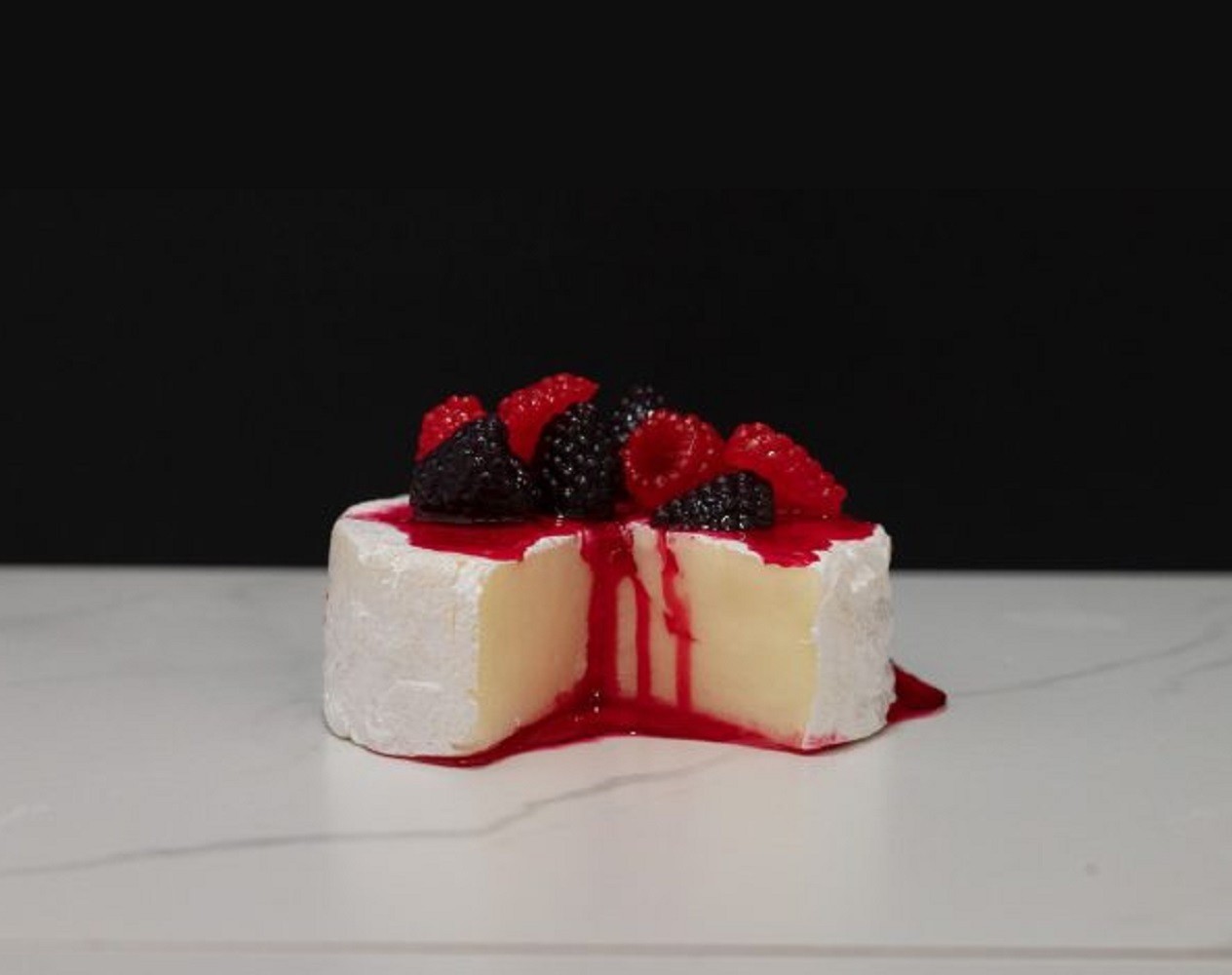 Just Dough It Brie Cheese Round Topped With Blackberries & Raspberries (W0963-R)