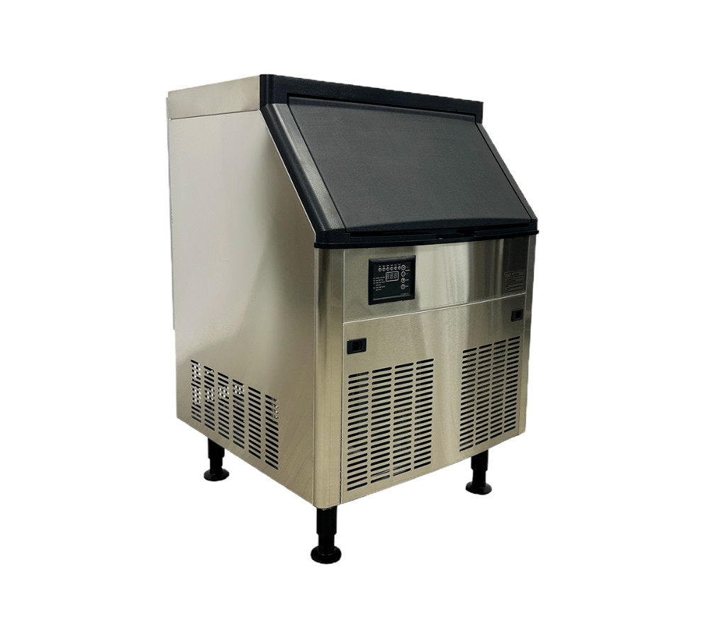 NSF Commercial Cube Ice Maker 219 LBS/ Day, Free Standing Ice Machine