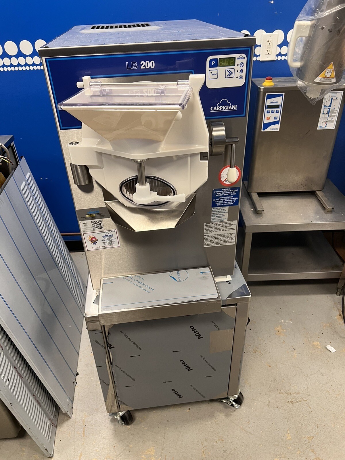 2022 Carpigiani Coldelite LB200G Batch Freezer With Cabinet Gelato Ice Cream