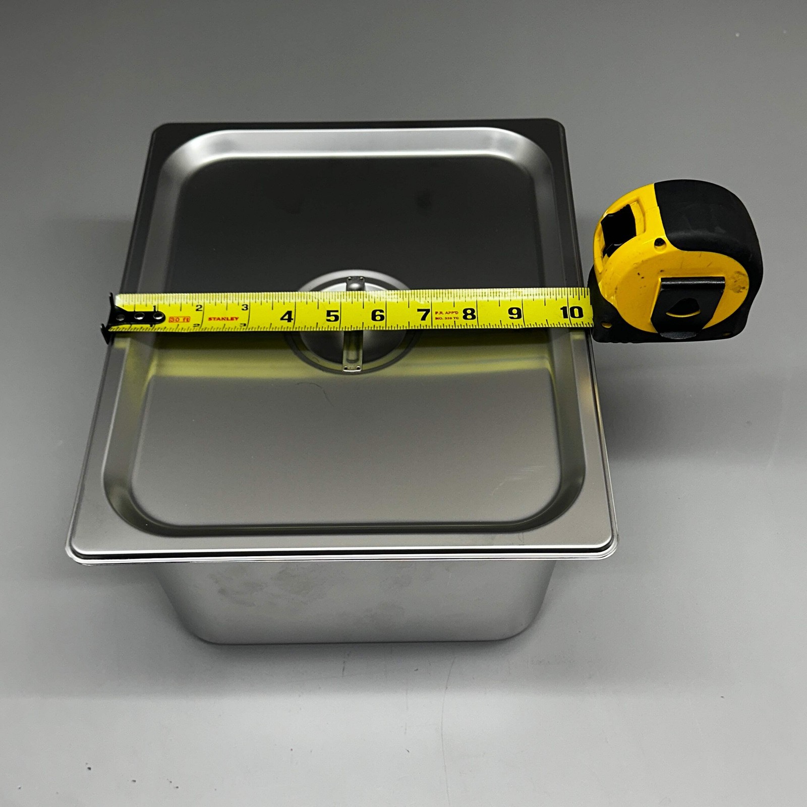 Tiger Chef 6-inch 1/2 Half-Size 22 Gauge Stainless Steel Anti-Jam Steam Table Pa