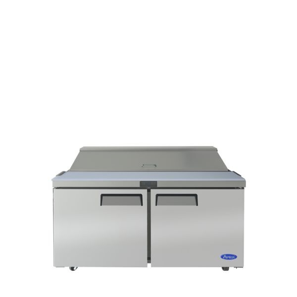 Atosa MSF8303GR 60″ 2 DOOR Sandwich Prep Refrigerator WITH 5 YEAR PARTS & LABOR!