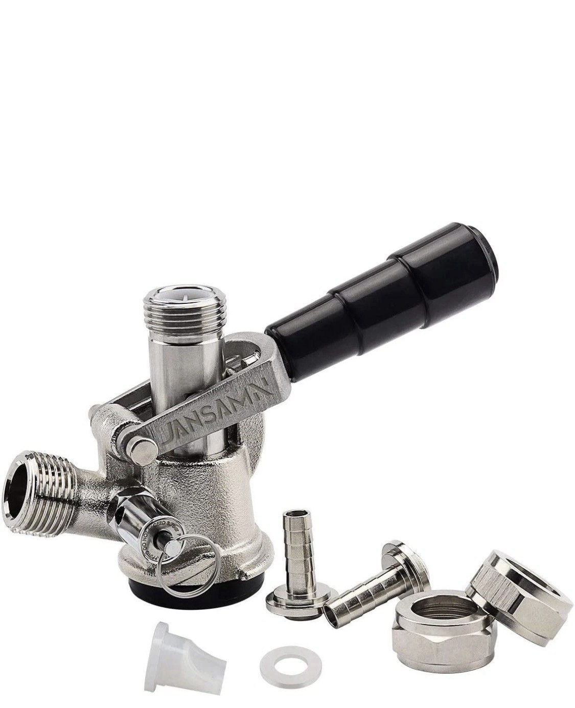 Keg Coupler, Sankey D Tap with 304 Stainless Steel Probe, Keg Coupler D System w