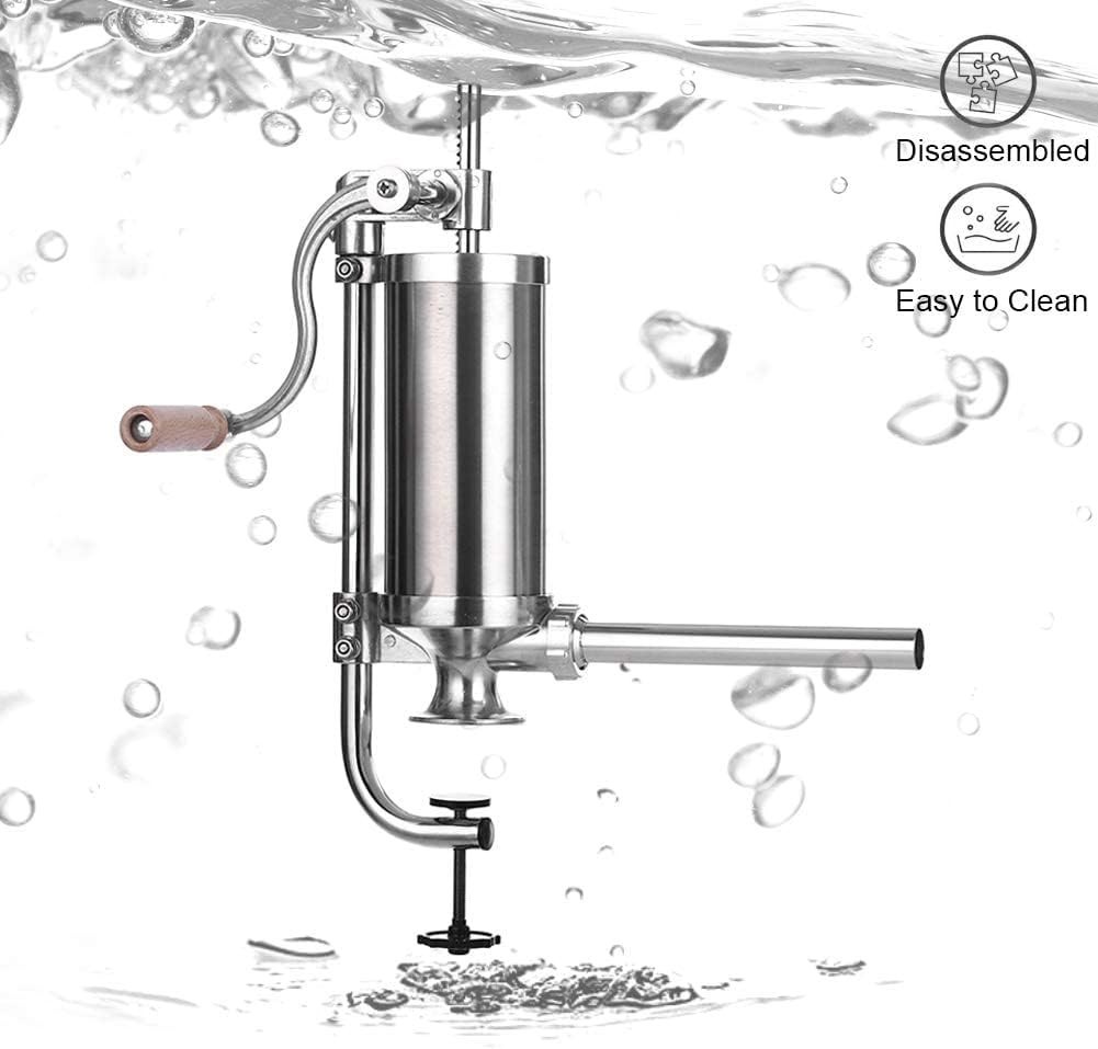 Embutidora de salchichas, máquina vertical de acero inoxidable para embutidos ca