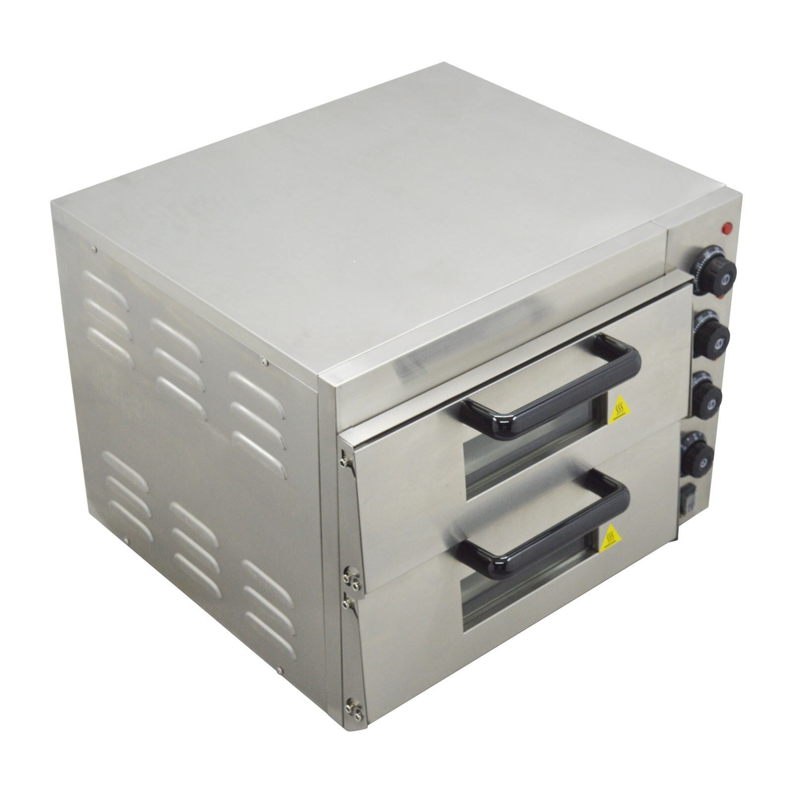 Commercial Countertop Electric Pizza Oven 16 Inches Double Deck Layer 220V 3KW