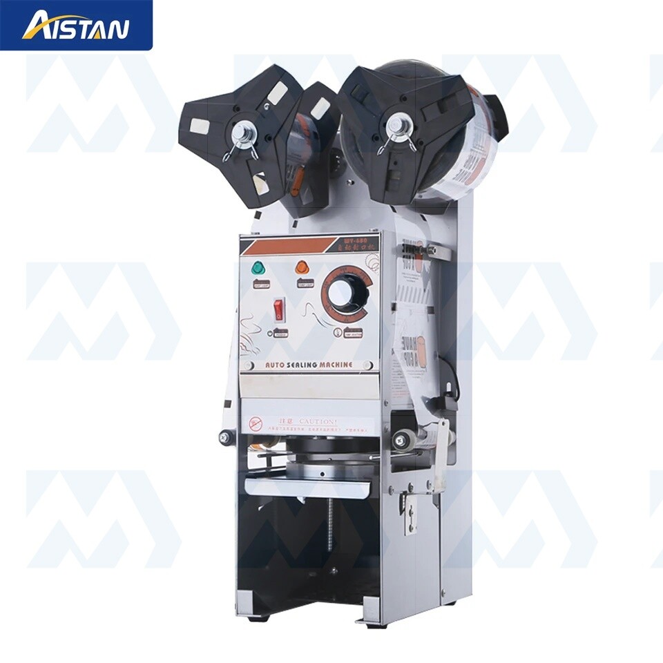 Semi-automatic Cup Sealing Machine Electric Bubble Tea Cup Sealer 350W 110V