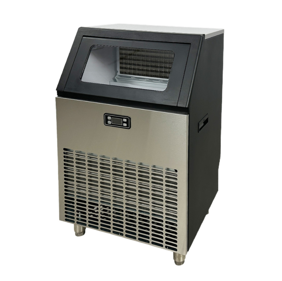 198lb/ 24H Commercial Ice Maker Dispencer Machine w/ 55LBS Storage Bin