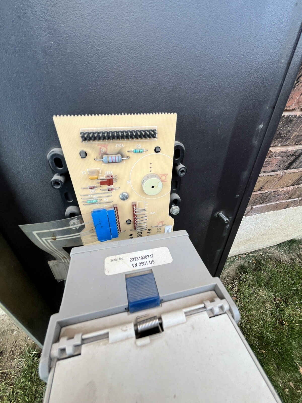 Crane National Vendors 430 Black Door With Lock And Key, Dollar Acceptor 🔥 MEC