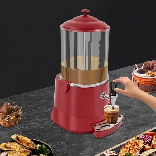 10L Commercial Hot Chocolate Maker Coffee Chocolate Dispenser Warmer Heater 400W