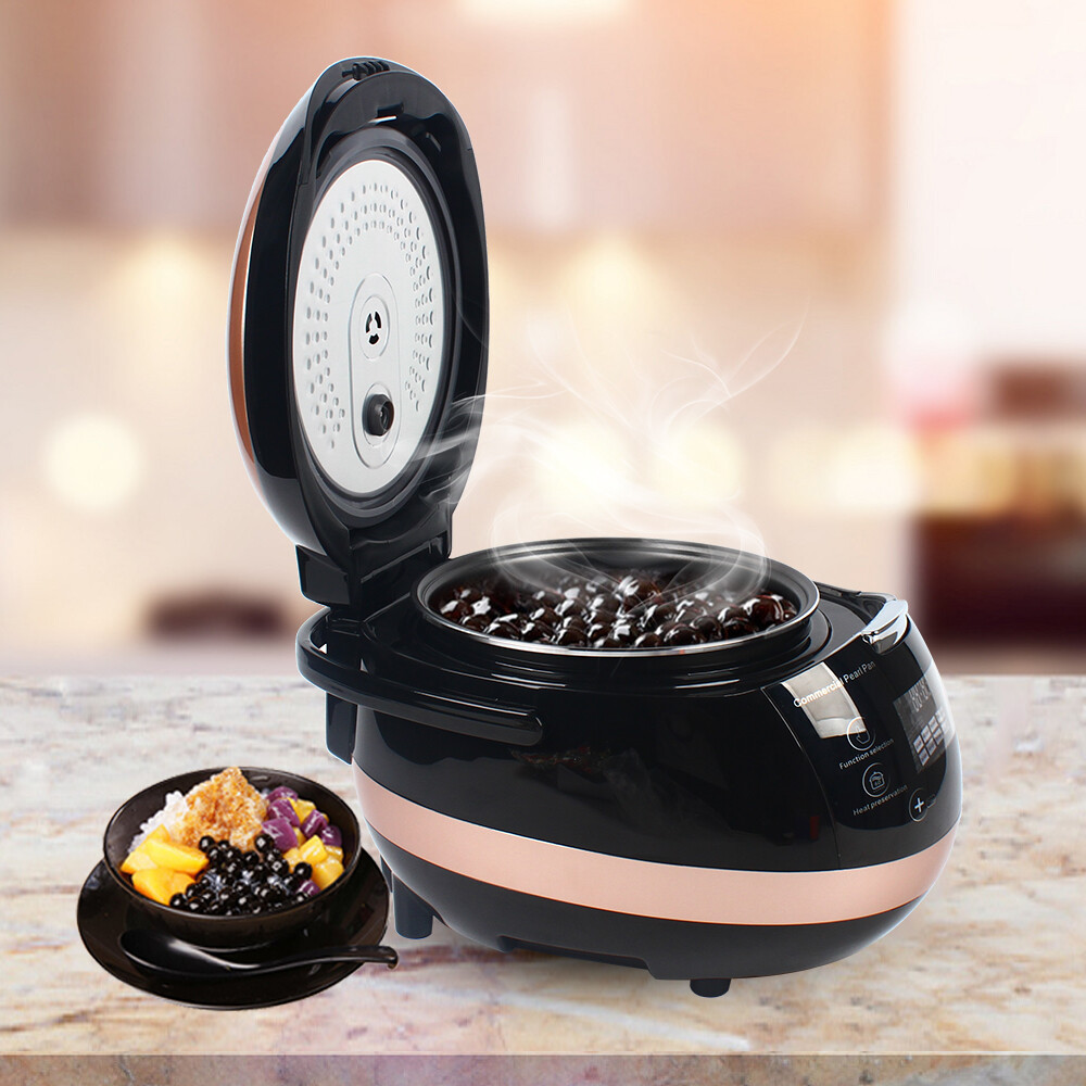 5L Commercial Automatic Nonstick Pot Tapioca Bubble Tea Pearl Maker Machine