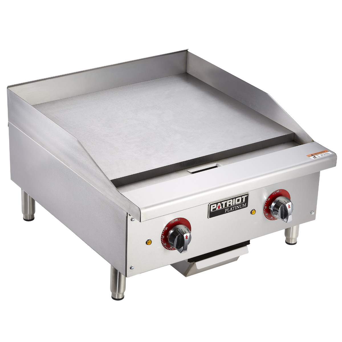 Patriot Platinum PT-G24-E 208/240V Flat Top Electric Grill Countertop Griddle…
