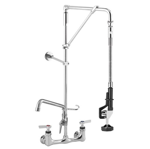 CHG 8 in Wall Mount PreRinse 1/2 in NPT male inlet on 8 in centers