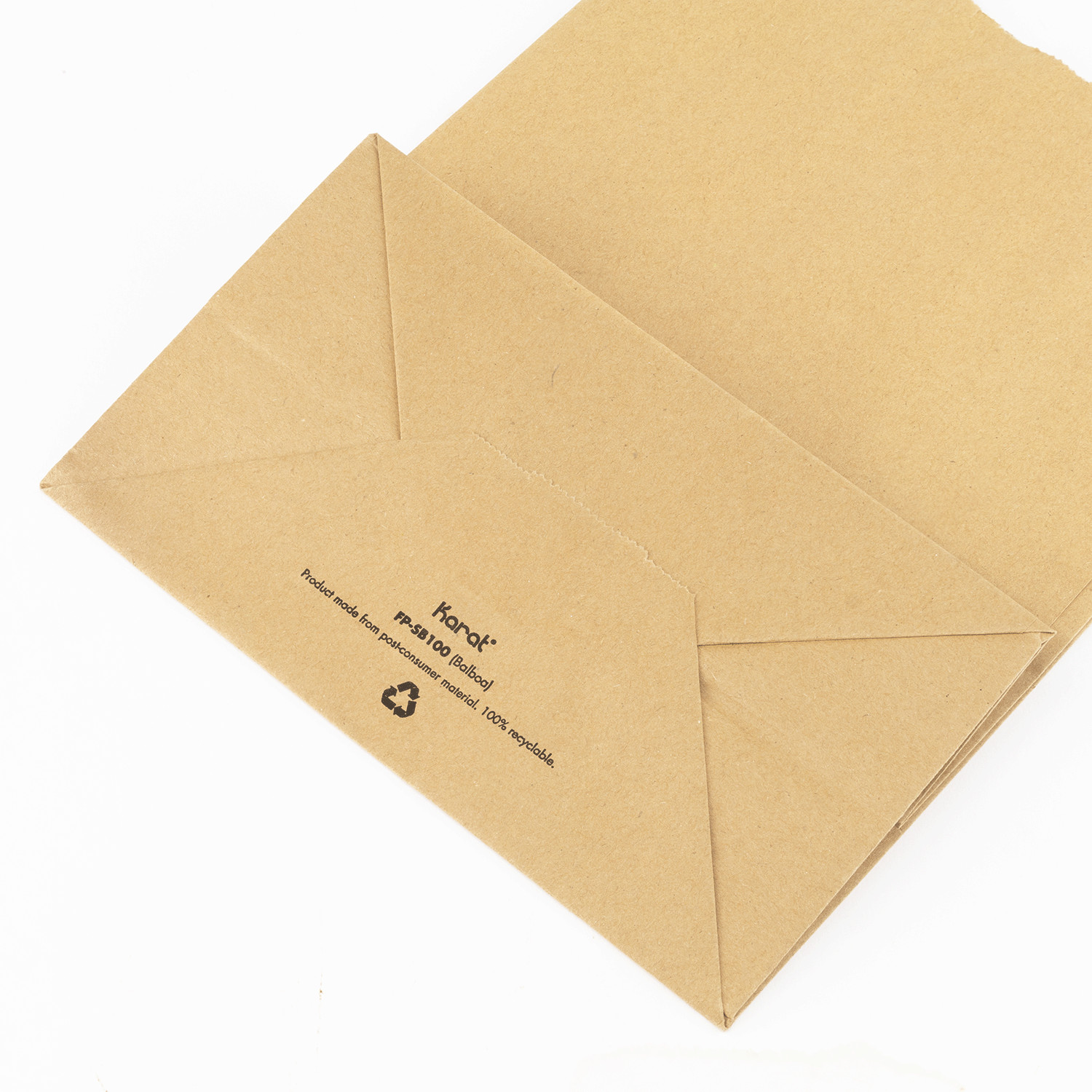 Karat Balboa (Small) Paper Shopping Bags – Kraft – 250 ct, FP-SB100