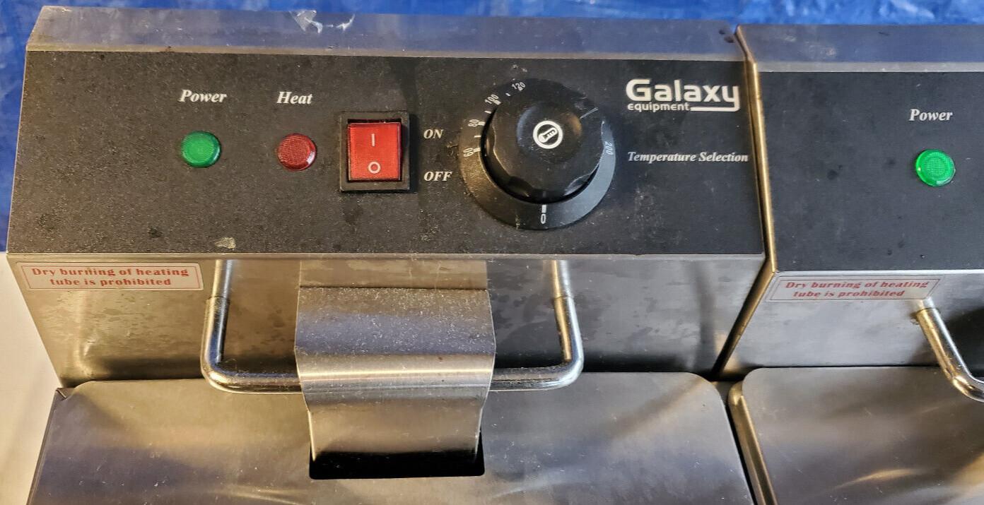 Galaxy Counter Top Dual Tank Fryer