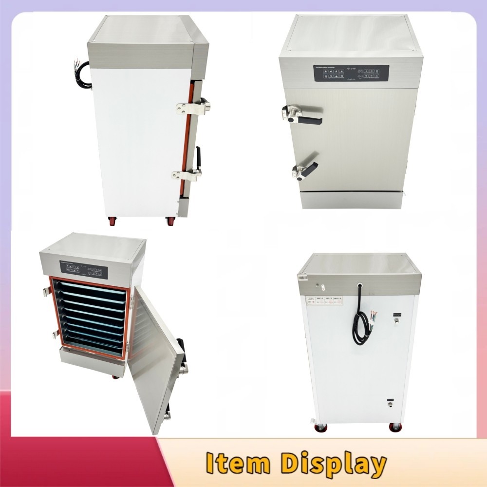 Thickened Stainless Steel Steaming Cabinet 9KW 8 Tray Commercial Rice Steamer