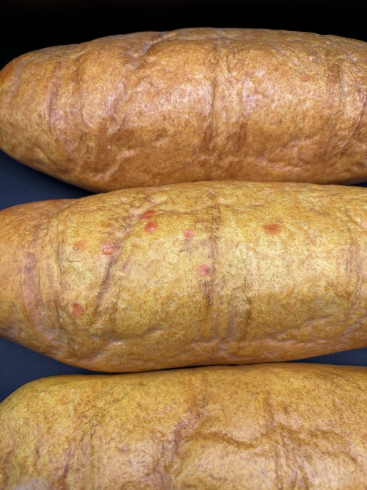 Set of 3 Realistic 12” Fake Bread Loaves – Sub Hoagie Foam Display Food Props