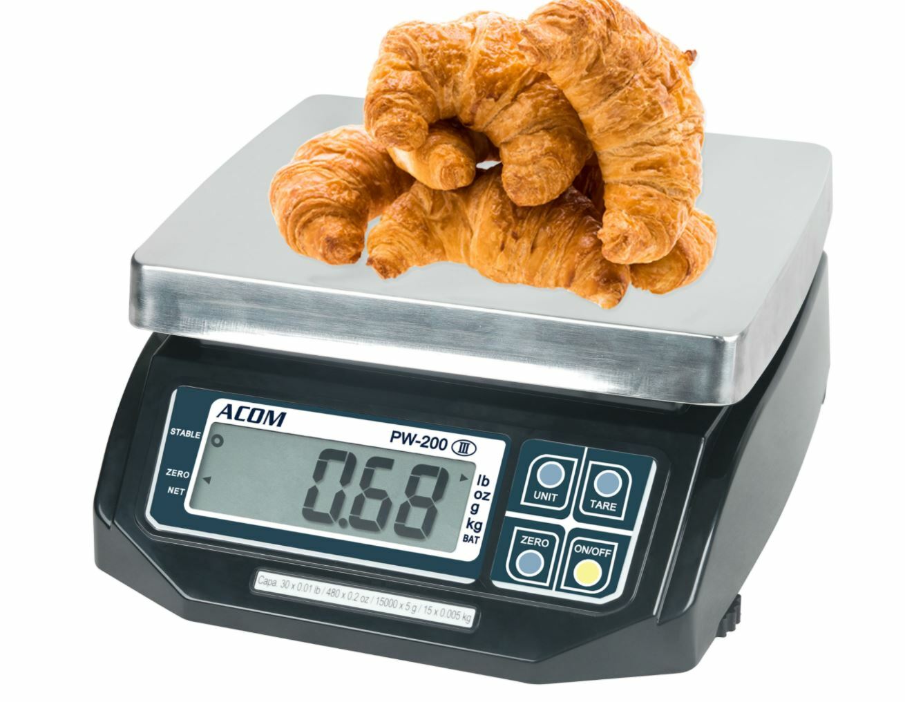 ACOM PW-200RS «CLOVER POS» Interface Portion Control Scale(work with CLOVER POS)