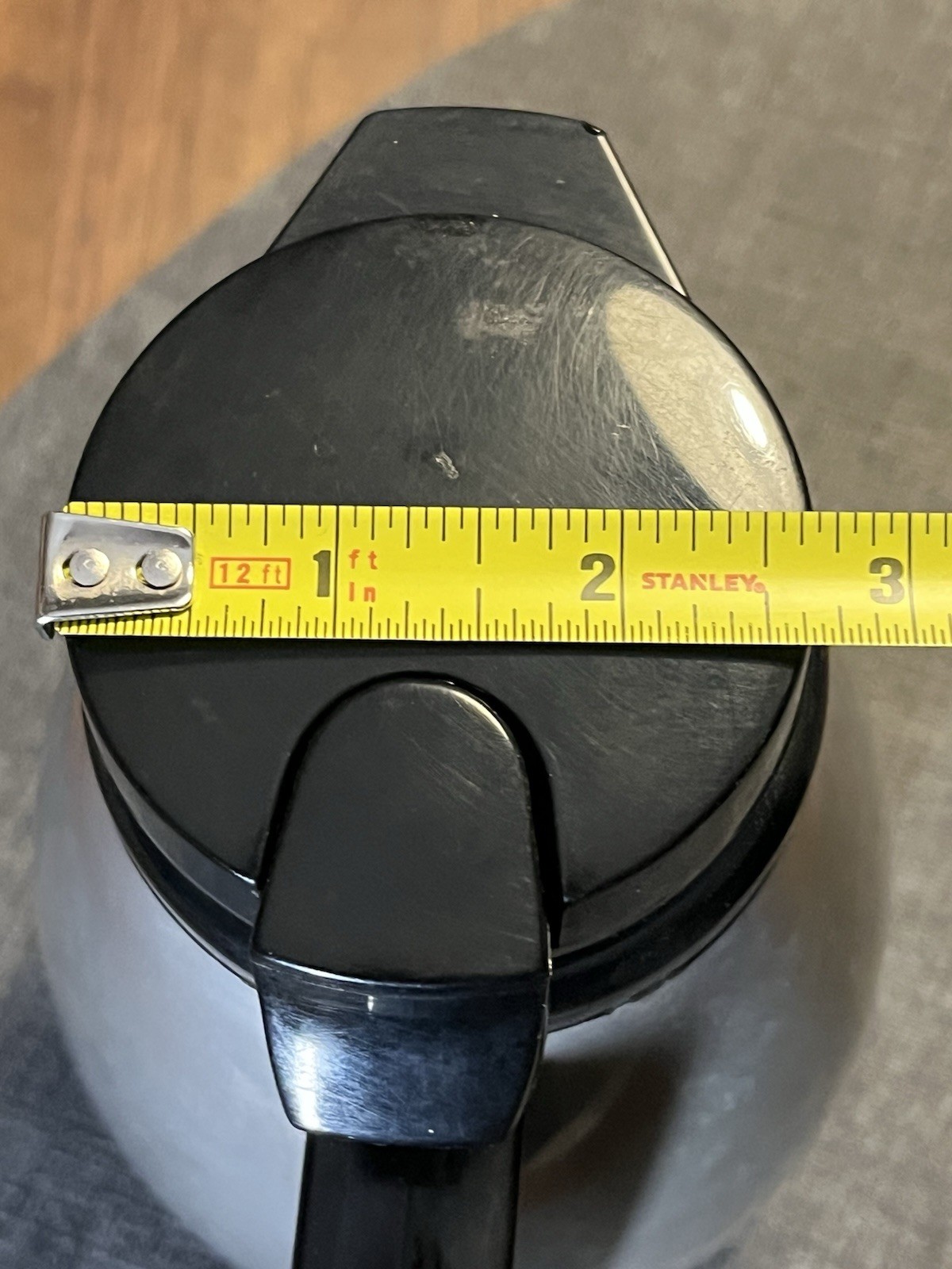Service Ideas Thermos-Serve 1 liter w/ Push-Button Lid Metallic Gray