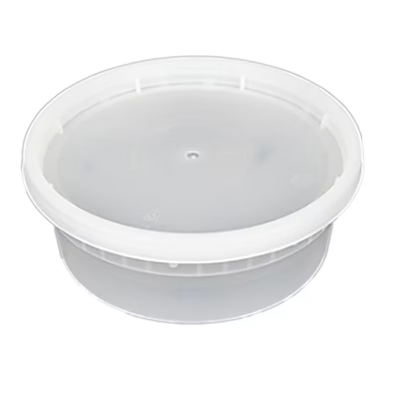 Darling Foodservice 8 Ounce Deli Container with Lid – 250 / CS