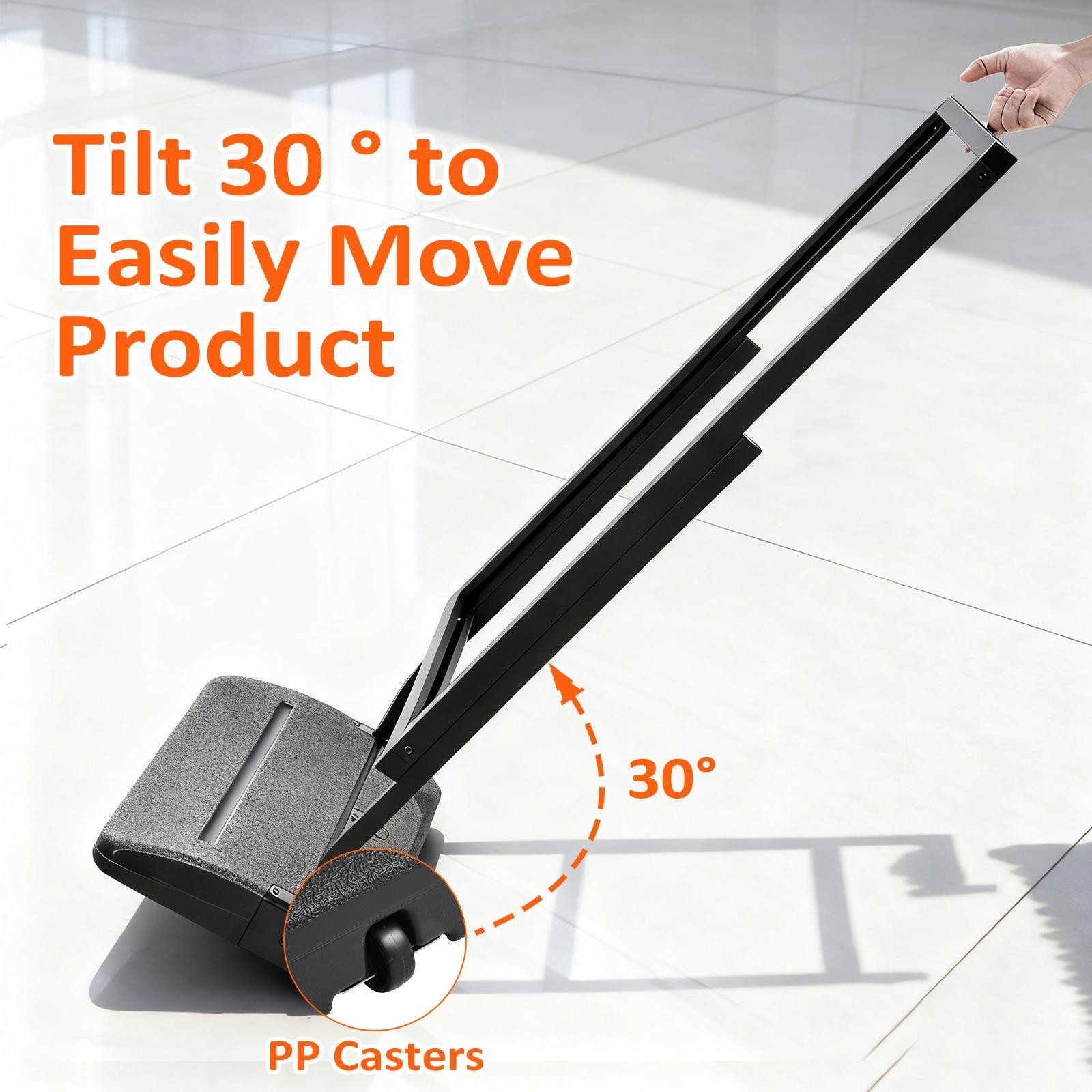 24″x36″ Single-Sided Floor Standing Board Sign Holder w-Water Refilled Base