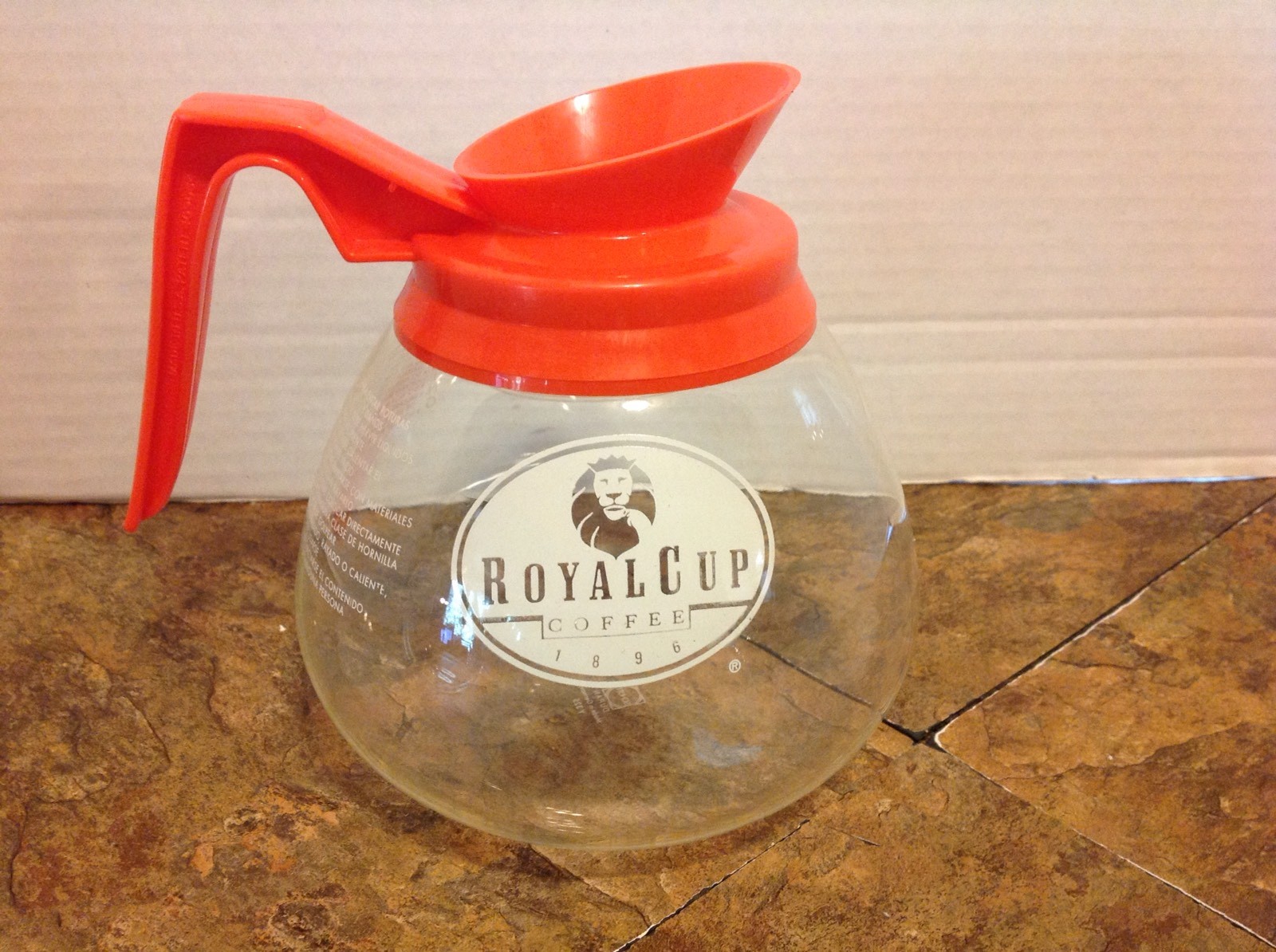 Glass Coffee Pots Carafes Schott Duran Orange Regular Royal Cup Coffee